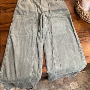 Men's Corduroy Pants - Light Green